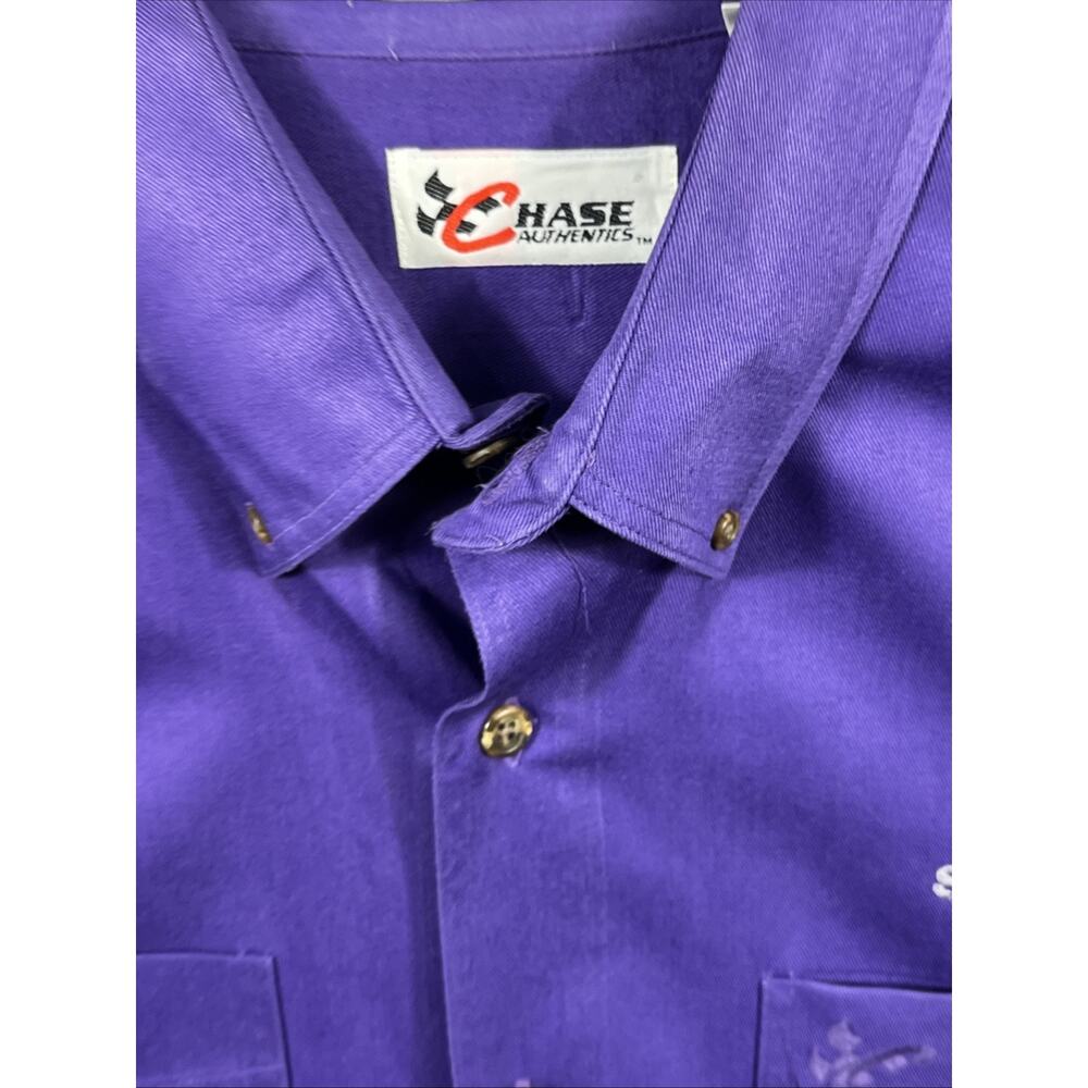 VTG 90’s Chase Authentic’s CHEVY SILVERADO Crew Shirt / Purple /Men’s Large‎ - Picture 5 of 11
